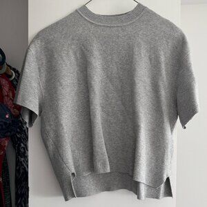 Abercrombie & Fitch Gray LuxeLoft Sweater Tee